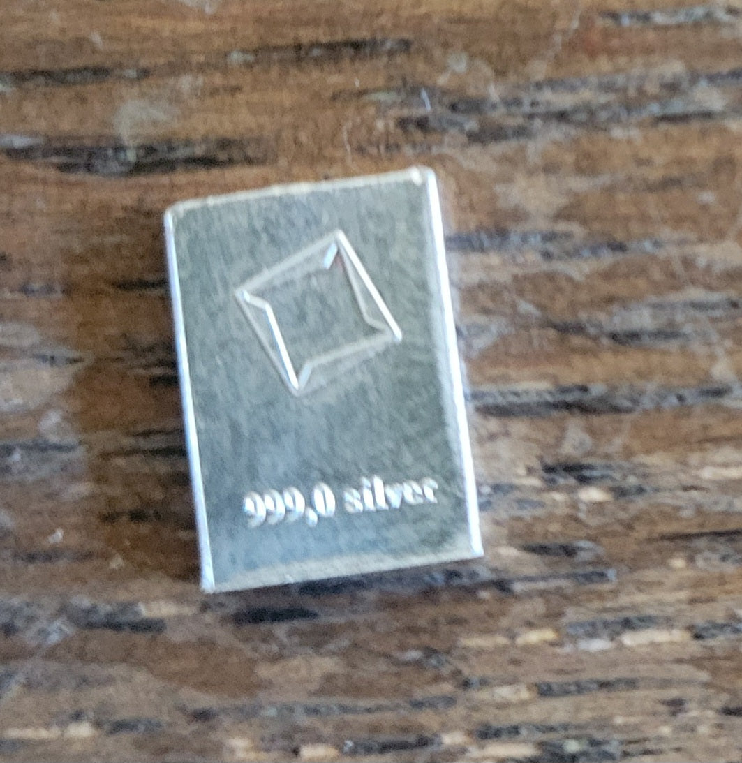 1 Gram Valcambi Silver Bar & Wheat Cent