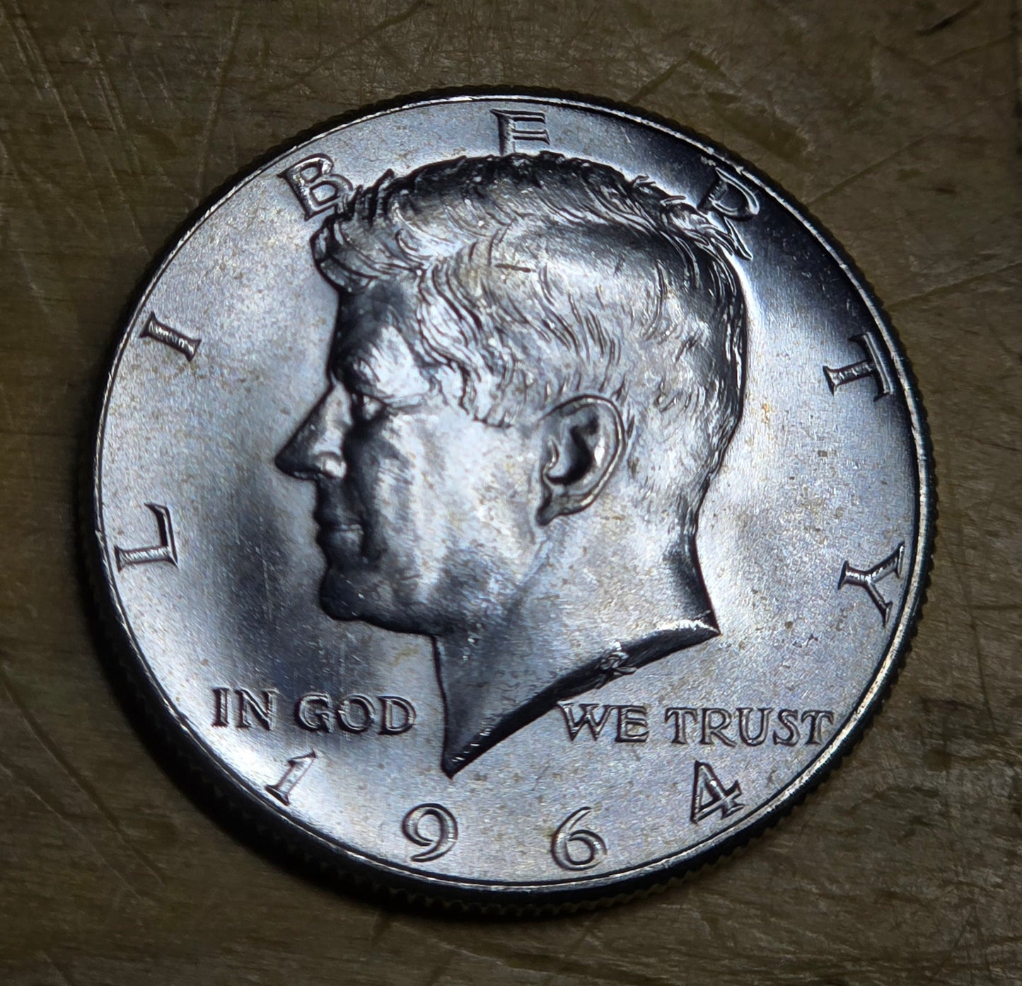 BU 1964 Kennedy SILVER Half Dollar Philadelphia Mint UNCIRCULATED UNC MS 90%