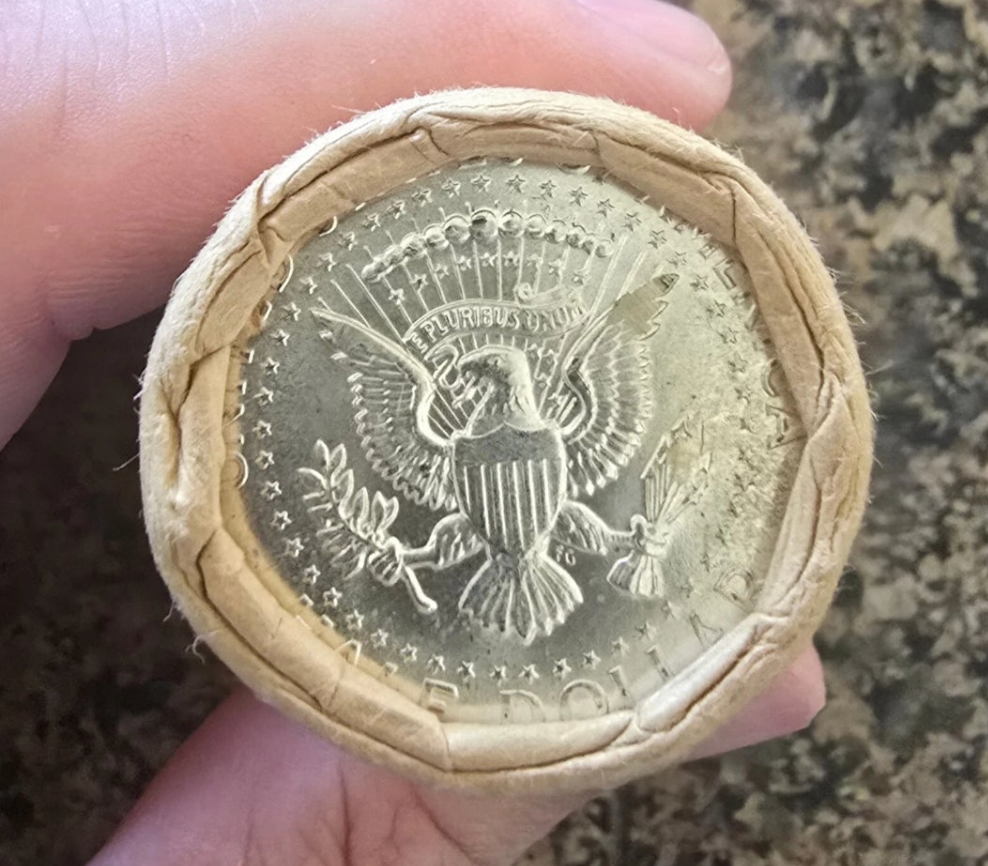 1964 OBW $20 Kennedy Half Dollar Roll Bank Roll Sealed!