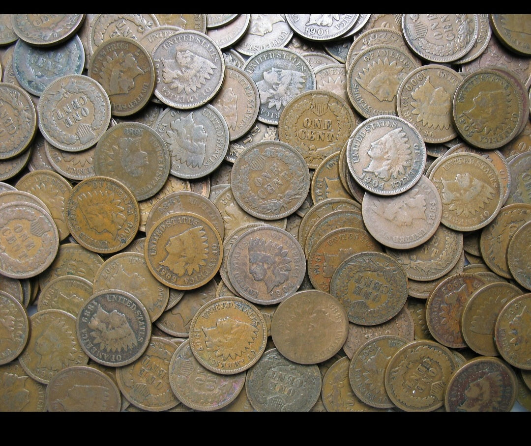 🔥 INDIAN HEAD CENT PENNY COLLECTION 1858-1909 OLD READABLE DATES 🔥