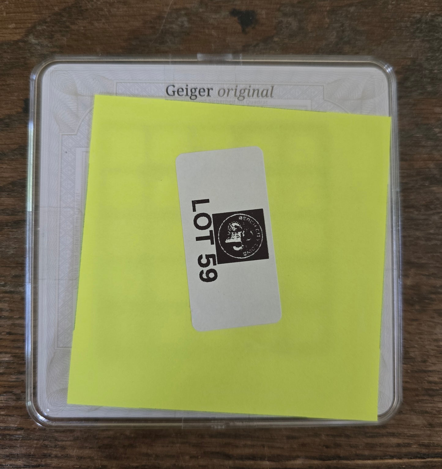 No Longer Made GEIGER Edelmetalle 25 gram (25 X 1g) .999 Silver Square in Assay #59