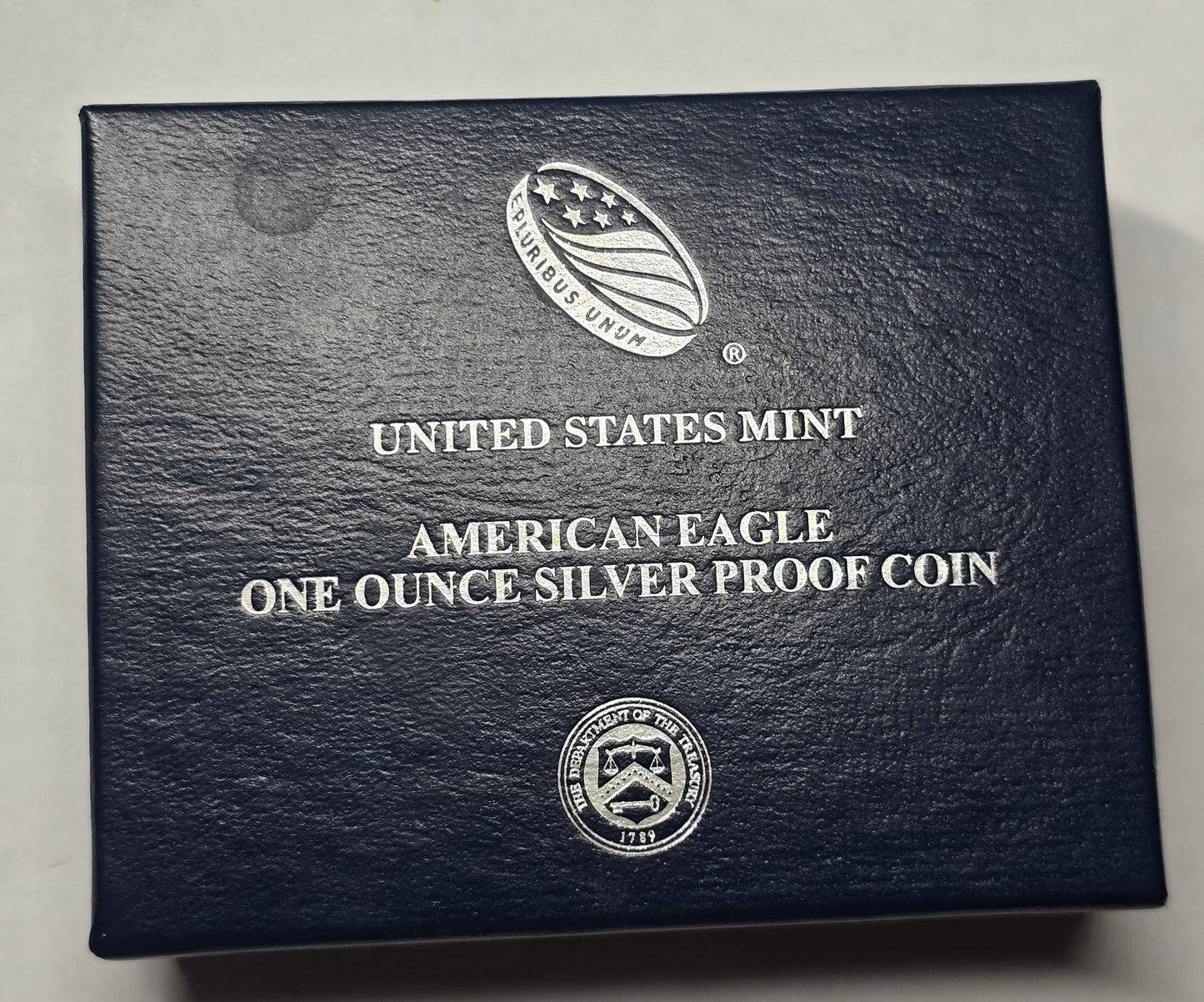 2017-W American Silver Eagle One Ounce Reverse Proof Coin with OGP COA - Toned