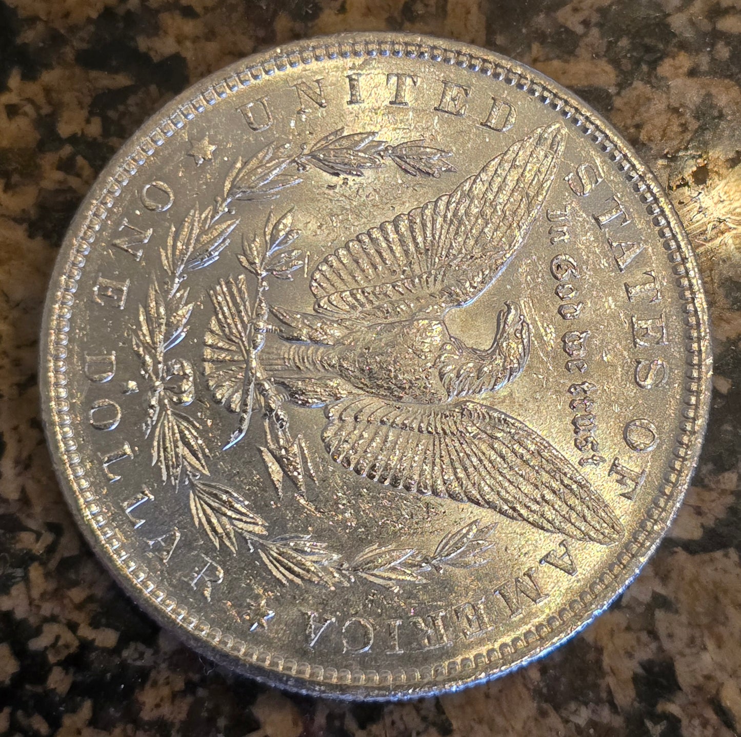 1890 S Morgan Silver Dollar Uncirculated US Mint Vintage 1800s Coin