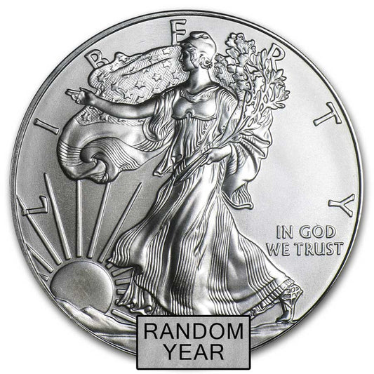 Random Year American Silver Eagle ASE