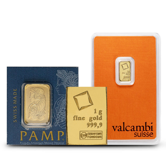 1 Gram Gold Bar (Varied Condition, Any Mint) ON SALE!