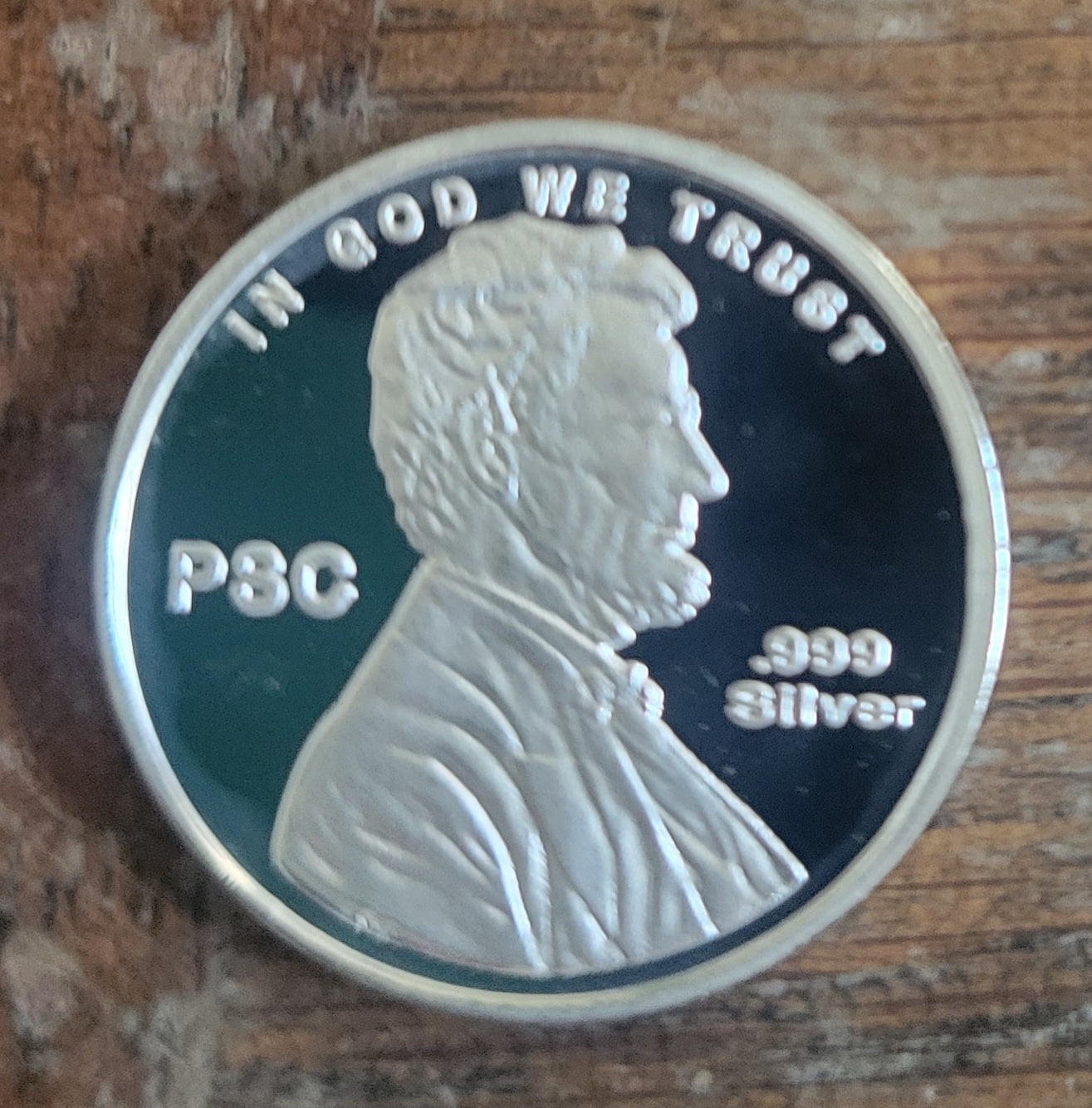 1/10 Ounce Lincoln Shield Penny Tribute .999 Silver Round