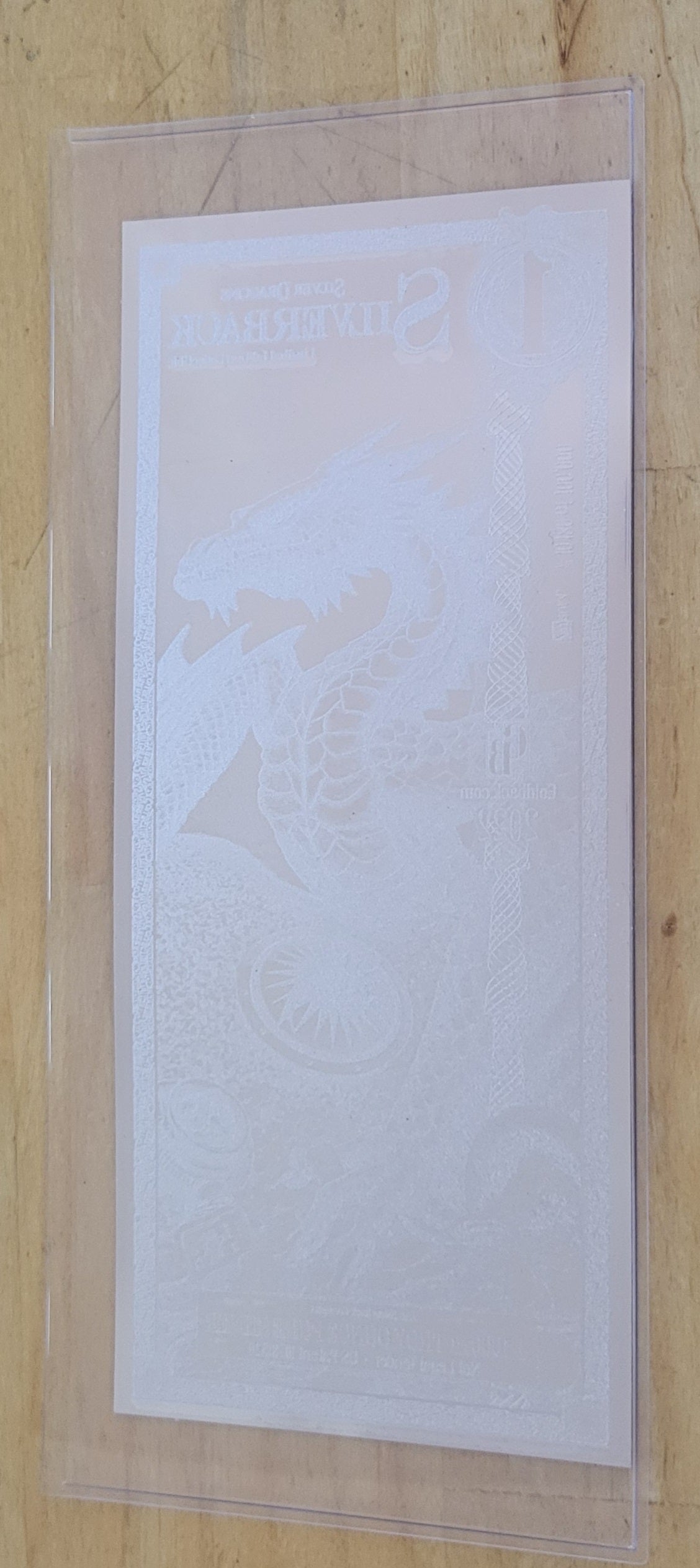 1 Dragon Silverback Silver Note