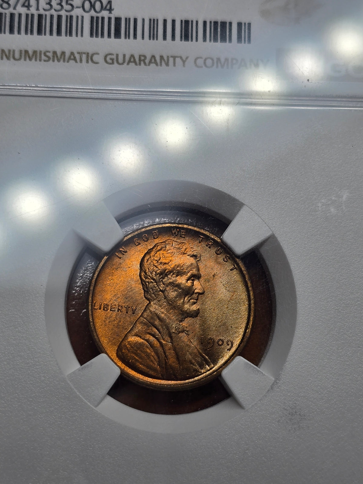 1909 VDB 1C LINCOLN CENT NGC MS66RD 1 of ONLY a Few in GRADE