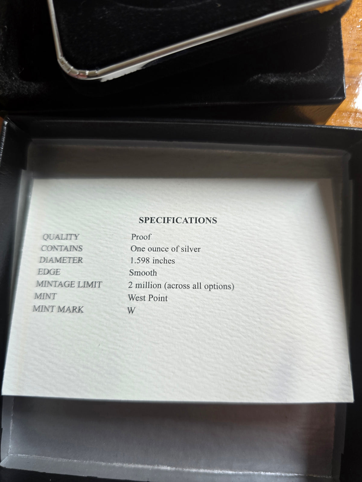 2011-W September 11 National Medal 1oz Silver Proof - OGP & COA, 9/11 US Mint