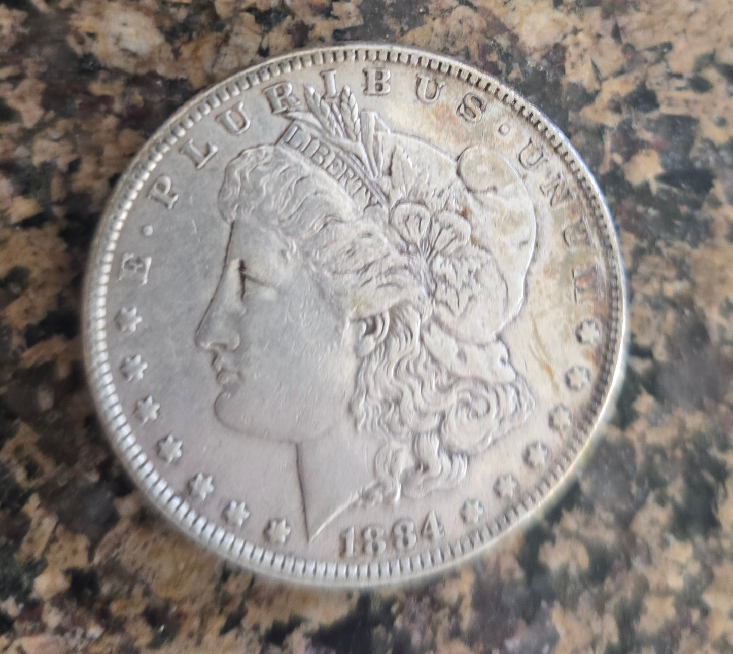 1884-P Rainbow Toned Morgan Unique One Of A Kind 🌈 #2