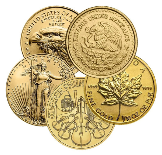 1/10 oz Round Gold Random Coin (Random Year) ON SALE!