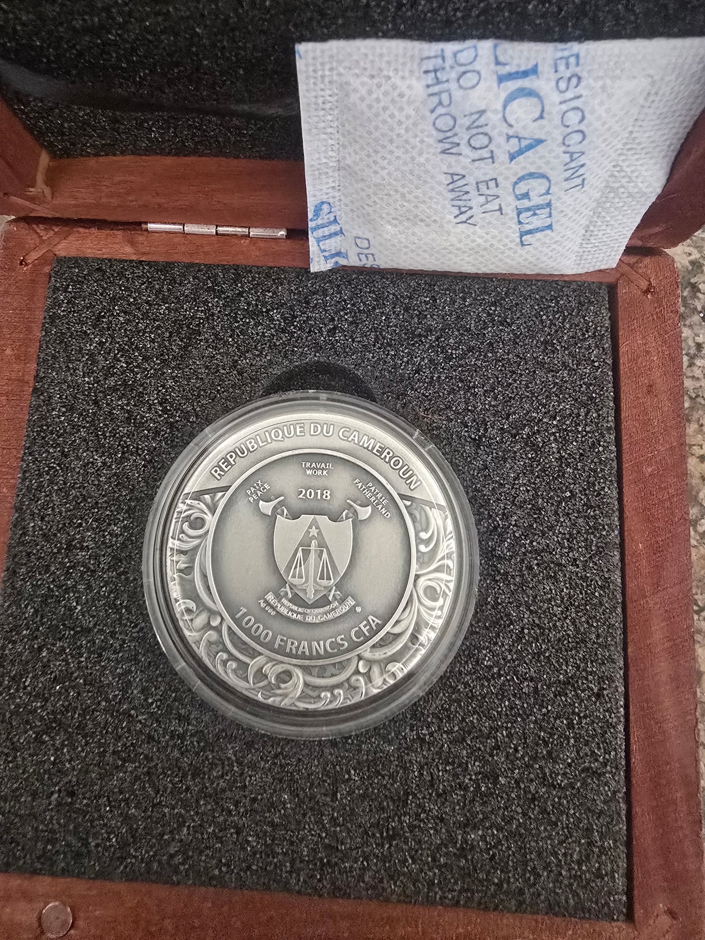 Poland Carved Skull of St. Aloysius Gonzaga 1oz Silver Coin OGP & CoA