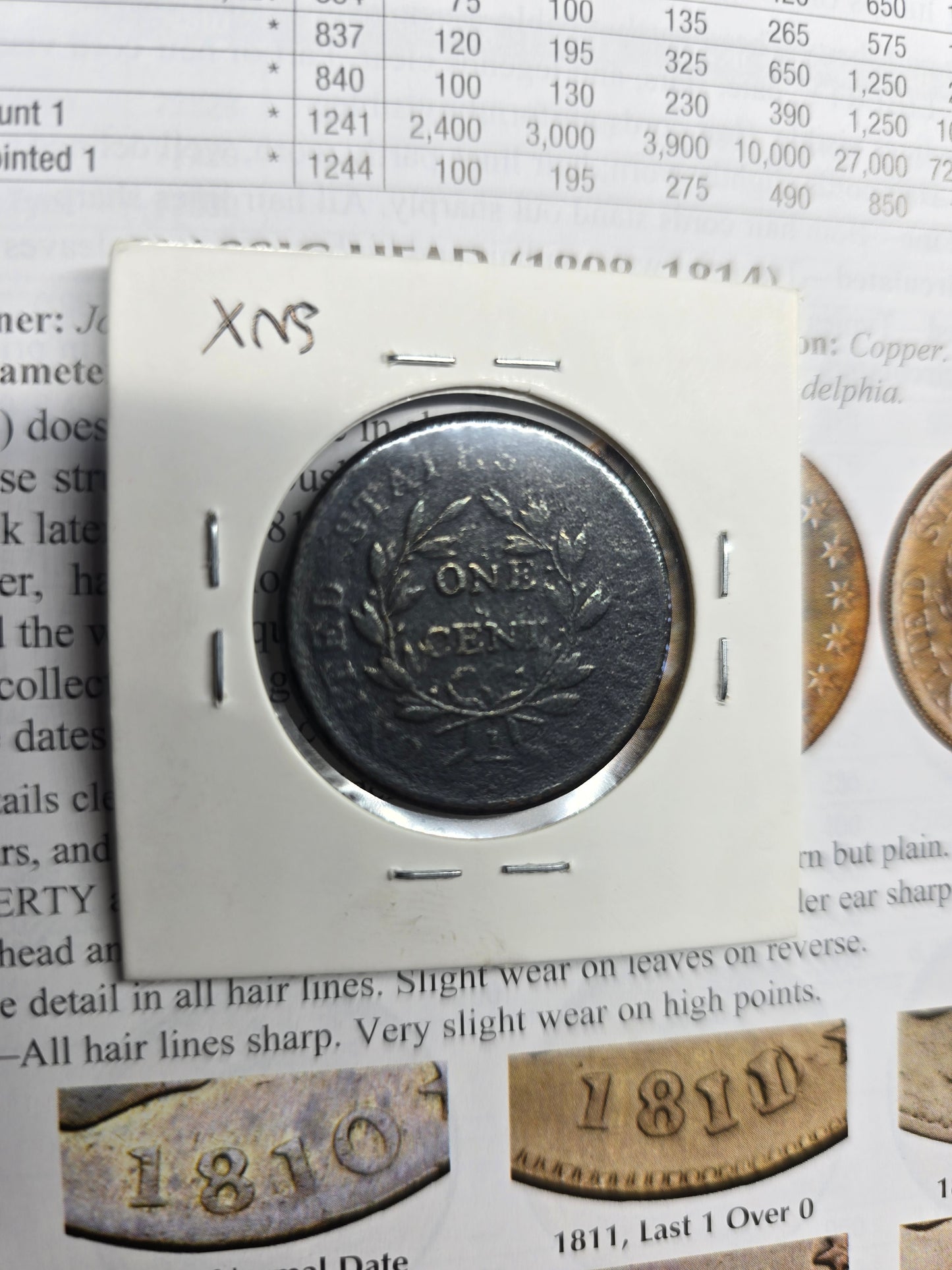 1807/6 Draped Bust Large Cent, S-273, Pointed 1, Large 7, Enviromental Damage