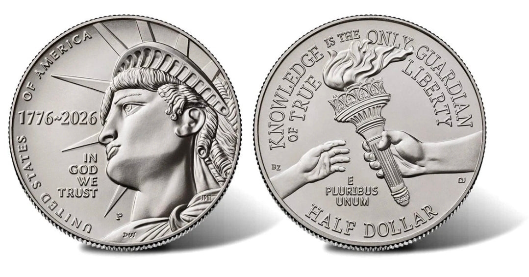 2026 Enduring Liberty Half Dollar Uncirculated Roll - 1776 America 250 SemiQ - P