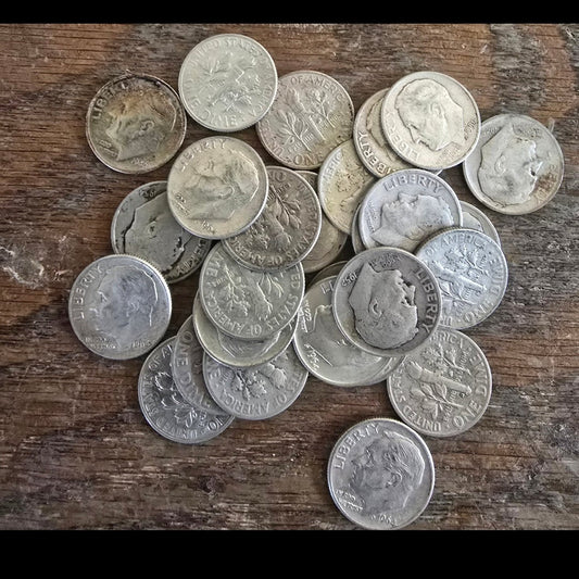 1 Random Roosevelt Dime 90% Silver