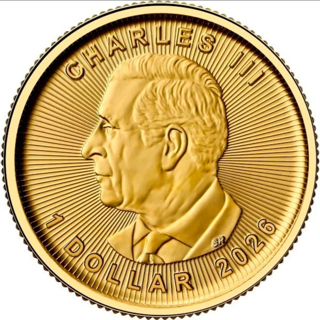 Random Year Canada 1/20 oz Gold Maple Leaf BU