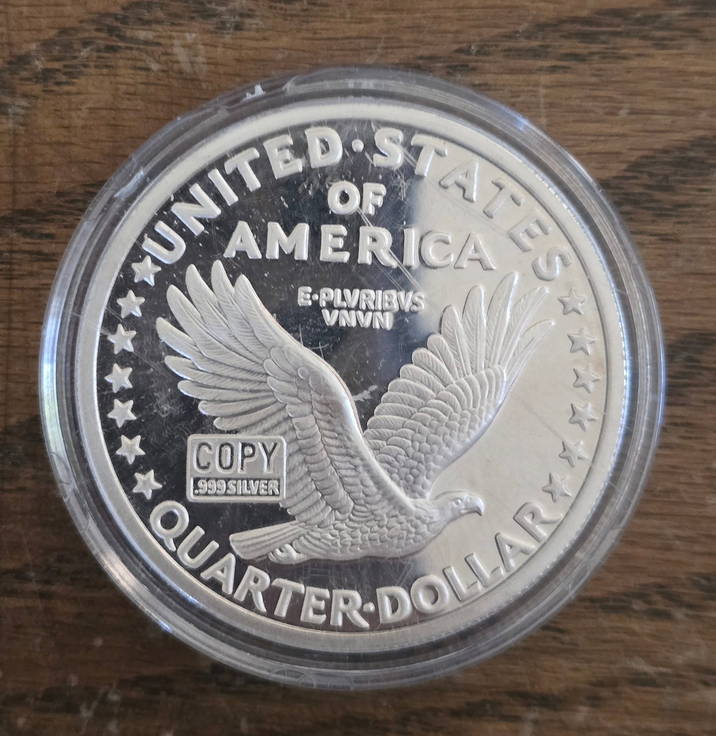 2 oz Standing Liberty Tribute 2 oz silver round 0.999
