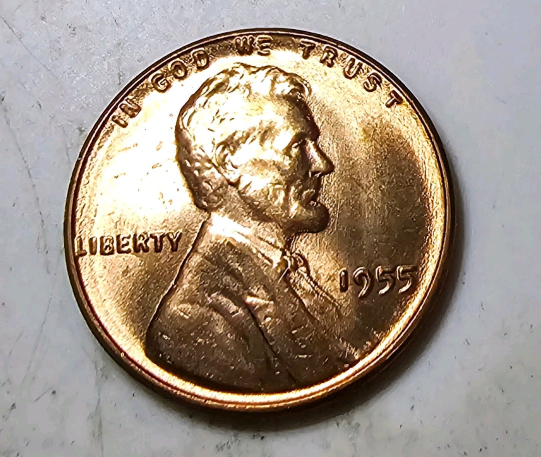 1955 P Lincoln Wheat Cent - BU Fresh From Mint