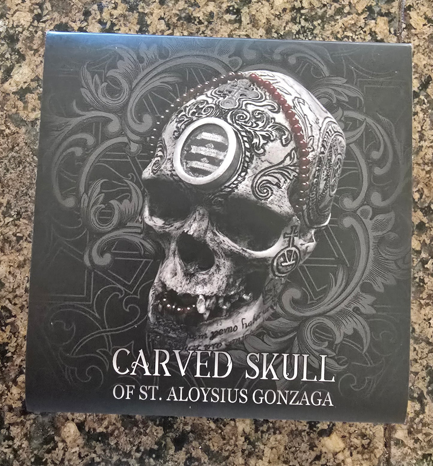 Poland Carved Skull of St. Aloysius Gonzaga 1oz Silver Coin OGP & CoA