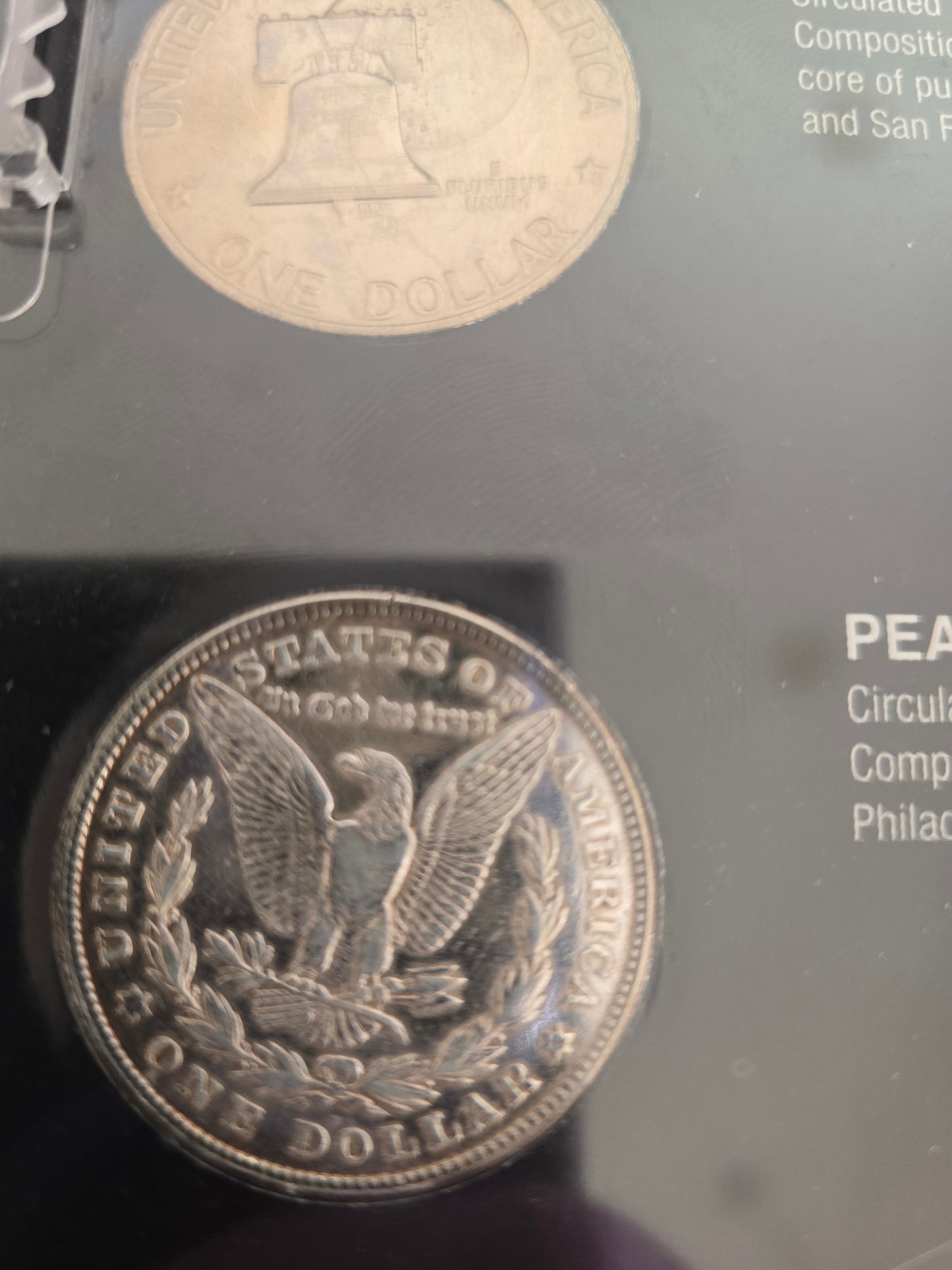 THE SILVER STORY / MORGAN DOLLAR, PEACE DOLLAR, IKE AND SILVER CERTIFICATE