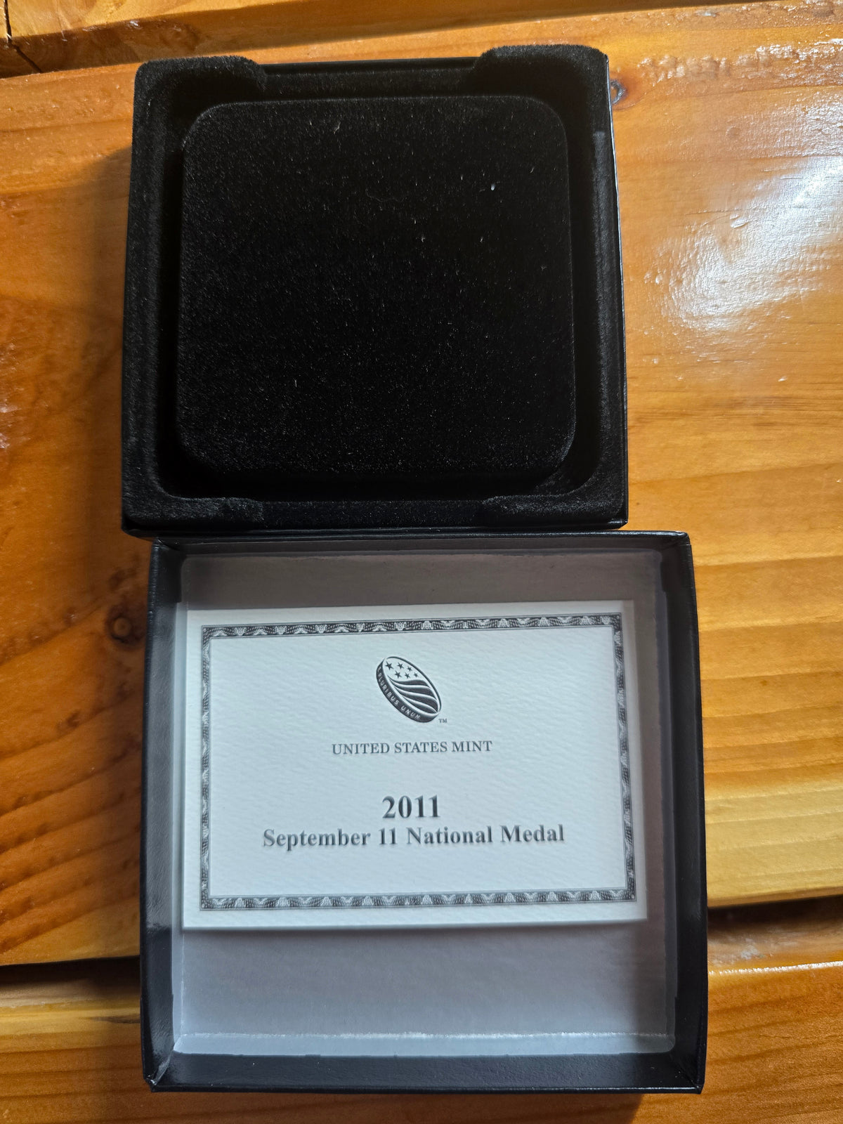 2011-W September 11 National Medal 1oz Silver Proof - OGP & COA, 9/11 US Mint