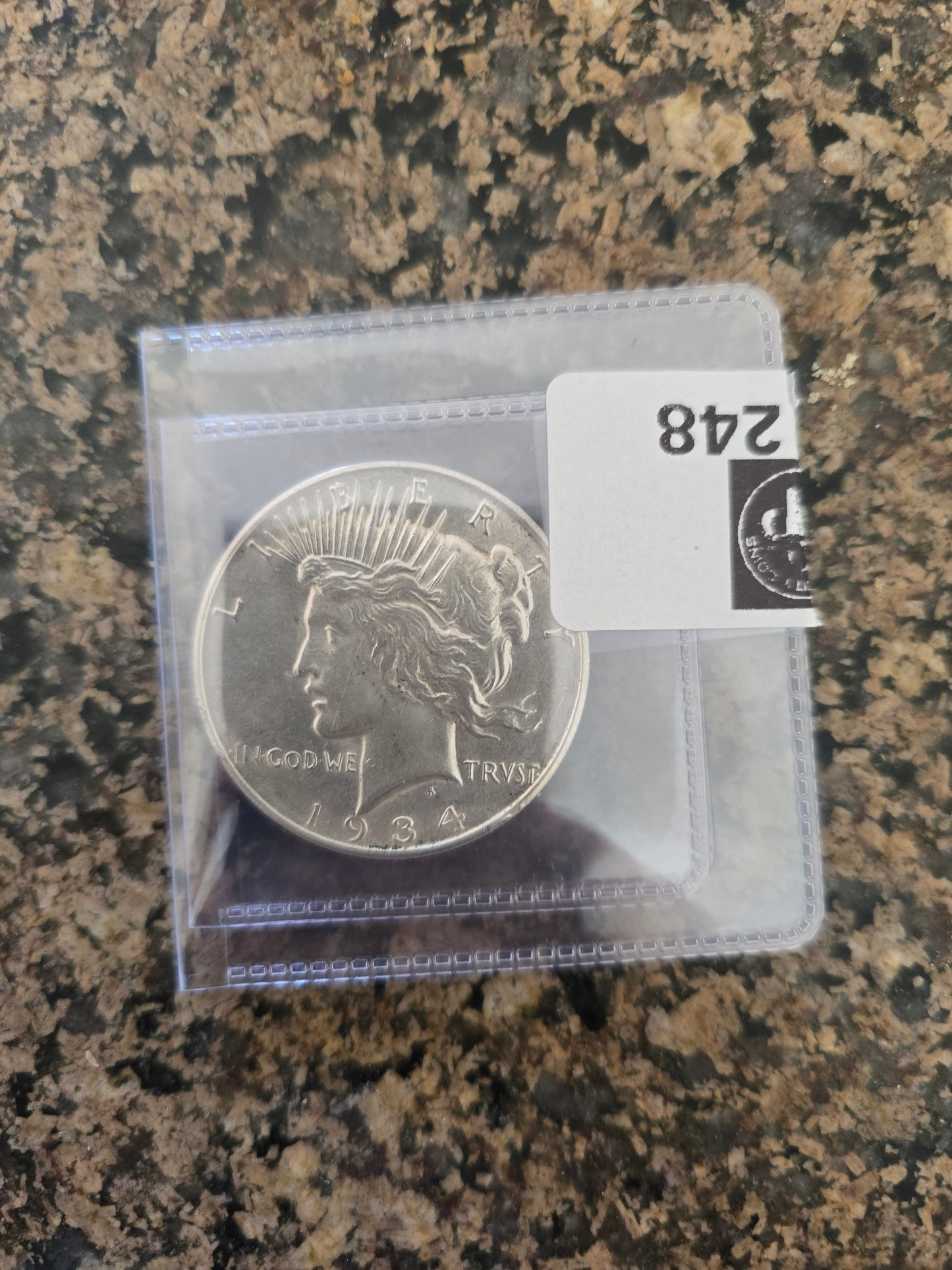 1934 D Peace Silver Dollar Coin Collectible Better Date Low Mintage