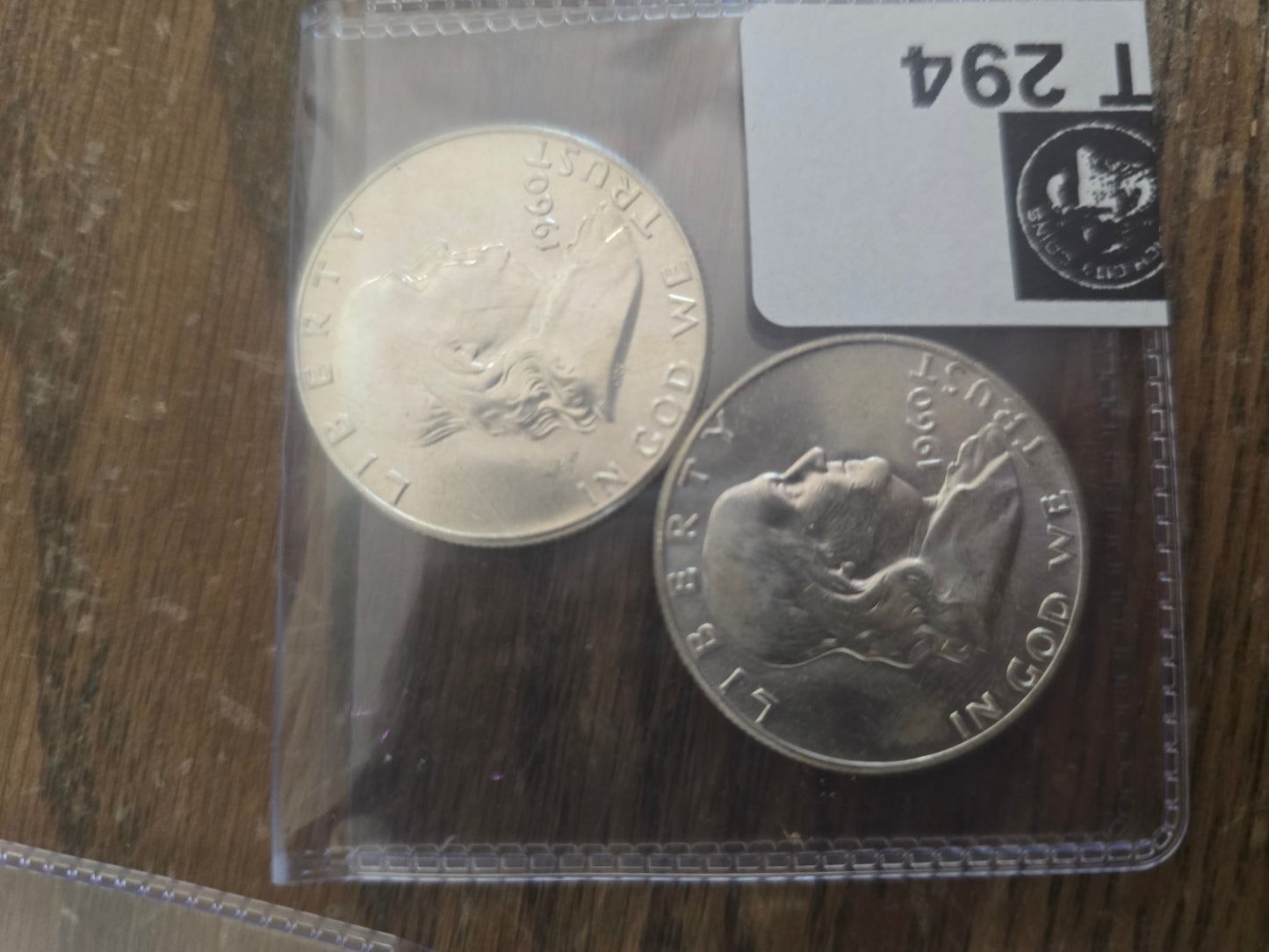 4 AU to BU 1960s franklin half dollars lot of 4