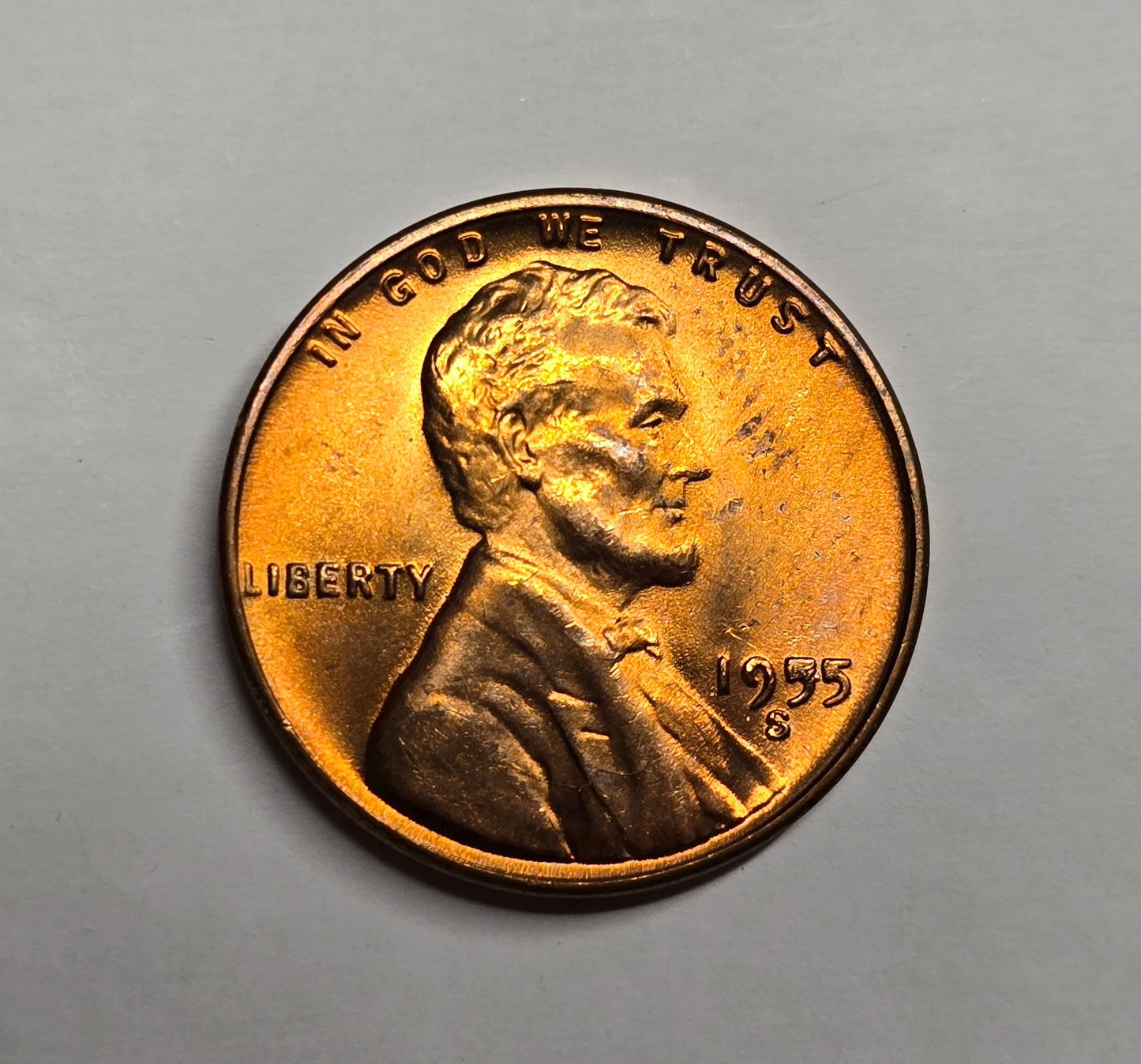1955 S Lincoln Wheat Cent - BU Fresh From Mint