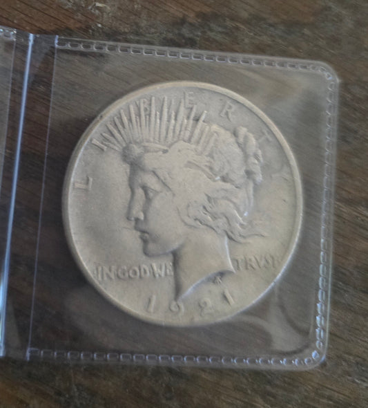 1921 High Relief Peace Dollar Better Date