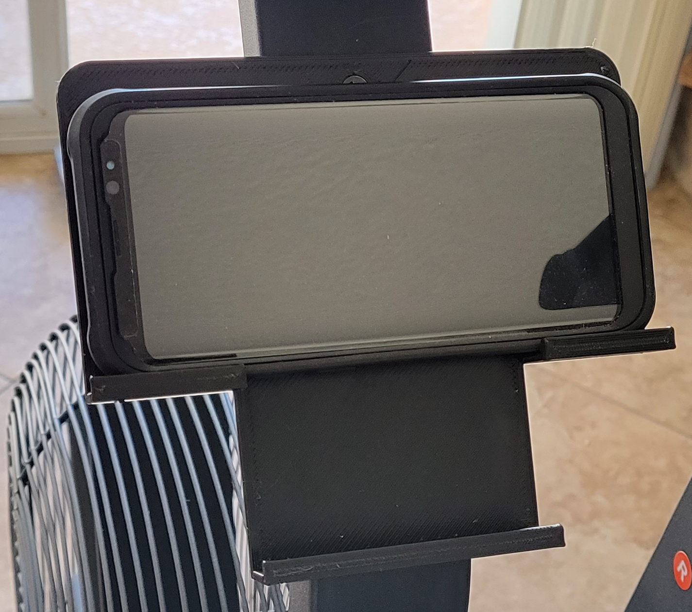 Rogue Echo Bike Phone Holder Air Assualt Bike Extended