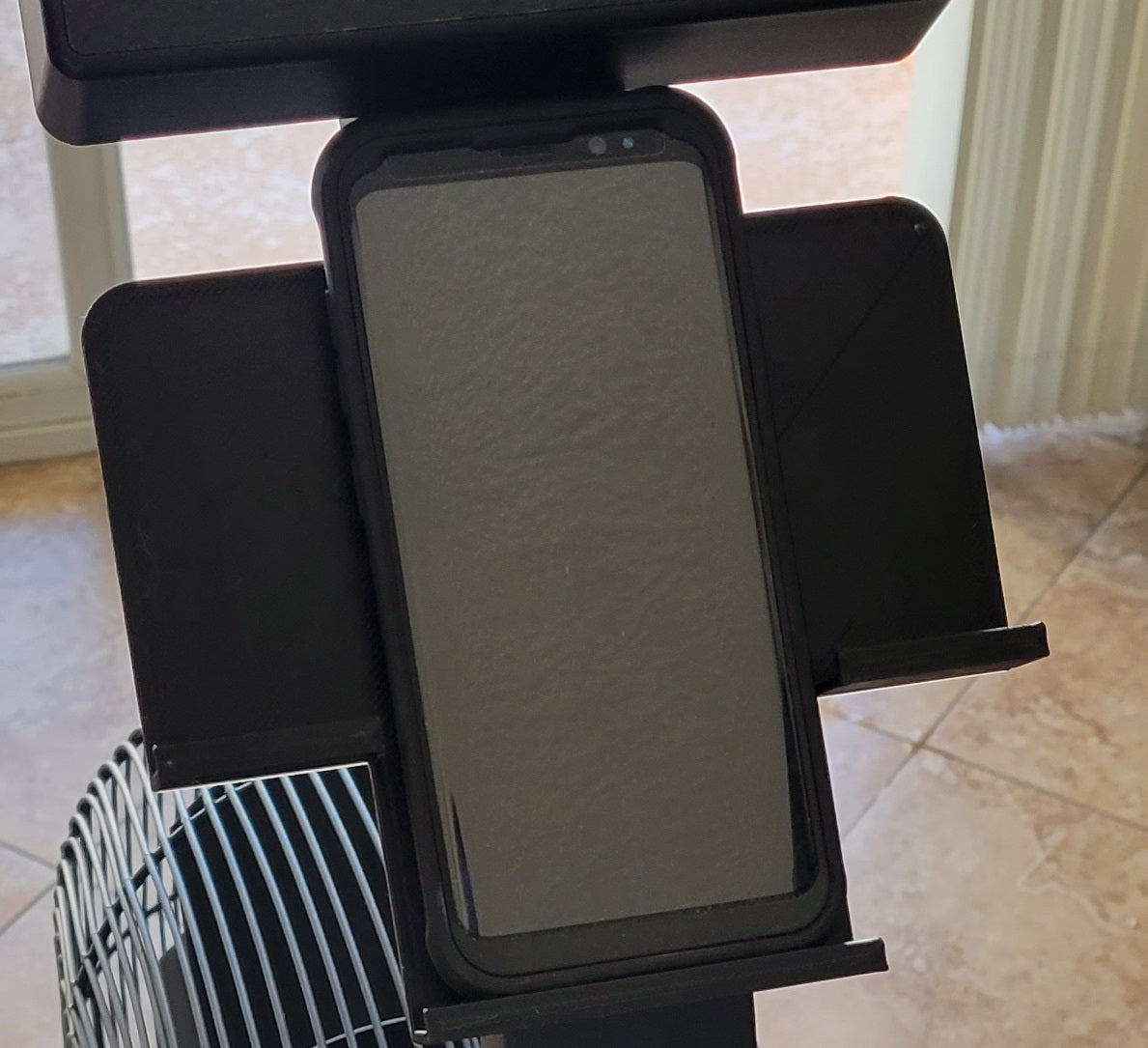 Rogue Echo Bike Phone Holder Air Assualt Bike Extended